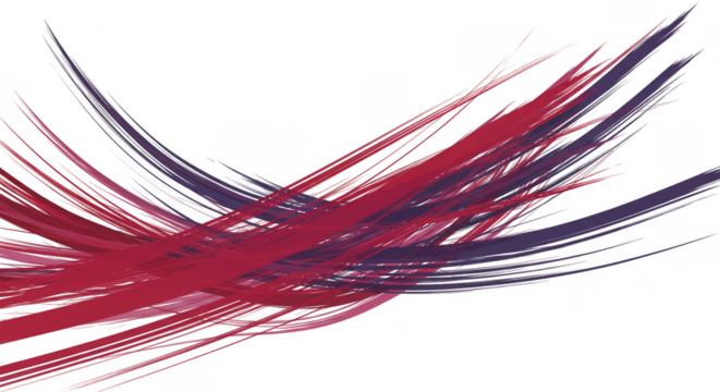 Abstract Background of Red and Purple Brush Strokes with Transparent Style