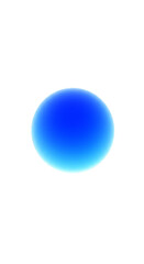 Abstract Blue Sphere Gradient Light Geometric Shape Illustration Backdrop