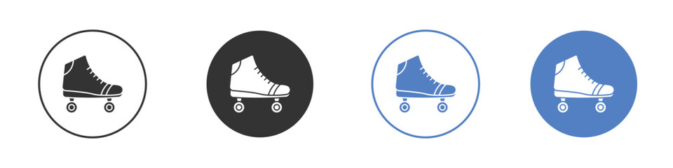 Roller skates icon vector, Symbol, logo illustrations