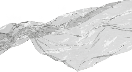 Abstract Crumpled Paper Texture White Wave Background Design