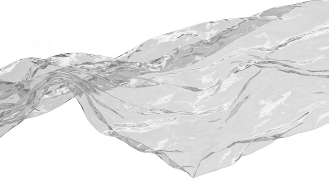 Abstract Crumpled Paper Texture White Wave Background Design