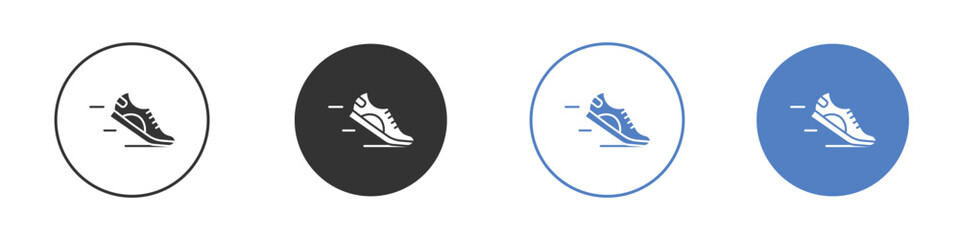 Shoes icon vector, Symbol, logo illustrations