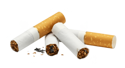 Cigarette Tobacco Ash Detailed Nicotine Smoking Cancer Risk Warning
