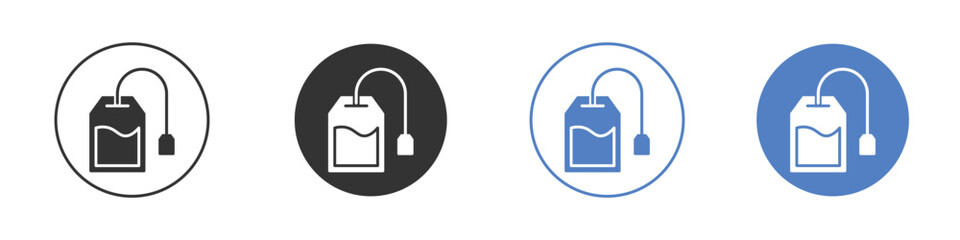 Tea bag icon vector, Symbol, logo illustrations