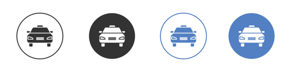 Taxi icon vector, Symbol, logo illustrations