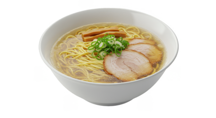 Delicious Ramen Noodles with Transparent Background Isolated