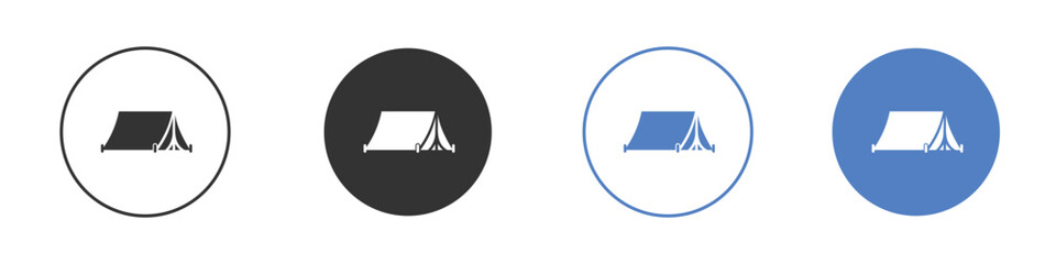 Tent icon vector, Symbol, logo illustrations