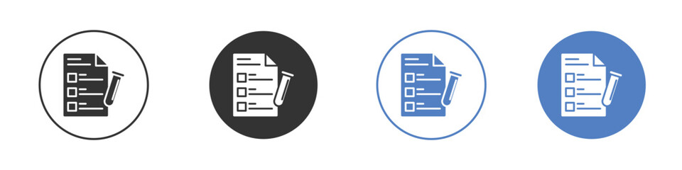 Test icon vector, Symbol, logo illustrations