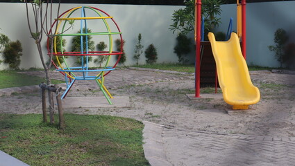 children's playground with a natural concept.