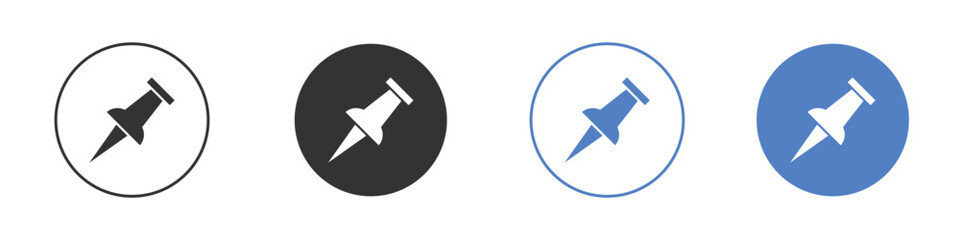 Thumbtack icon vector, Symbol, logo illustrations