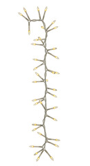 Obraz premium Festive Christmas Light Decoration Isolated Ornament Glowing on Transparent