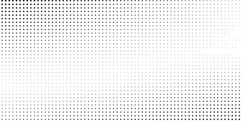 Modern grunge dotted halftone gradient texture. Vanishing polka dot modern simple abstract
