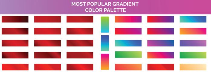 vibrant gradient colour palette