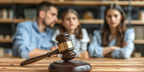 Court ruling on the separation of couples with children.
