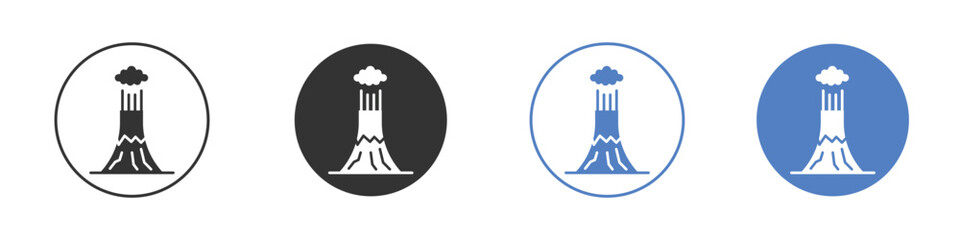 Volcano icon vector, Symbol, logo illustrations