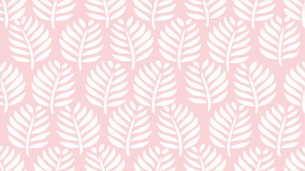 Fototapeta premium A Repeating Pattern Of Skeletal Leaves - Botanical Seamless Vector