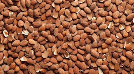 Raw Almonds Background