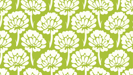 Billowing Peony Blooms In Soft Blush - Botanical Seamless Vector