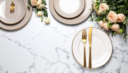 wedding table setting