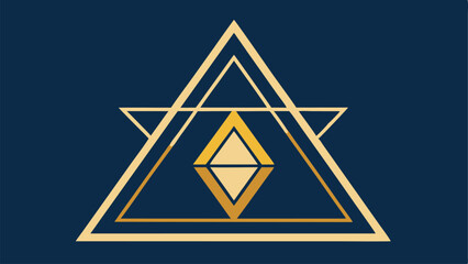 Modern minimalist design with repeating triangle geometric shapes for contemporary artwork