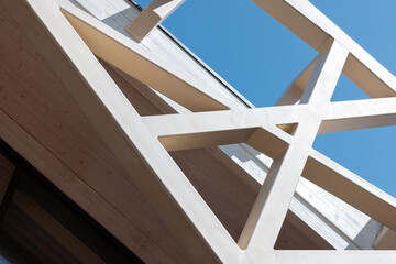 A striking composition featuring a geometric architectural design © evannovostro