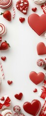 Delightful Red and White Treats for Romantic Celebrations and Events