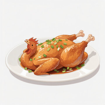 Chinese cuisine, Chinese dishes, Shandong cuisine, Dezhou Braised Chicken