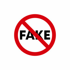 Do not fake sign stop symbol template
