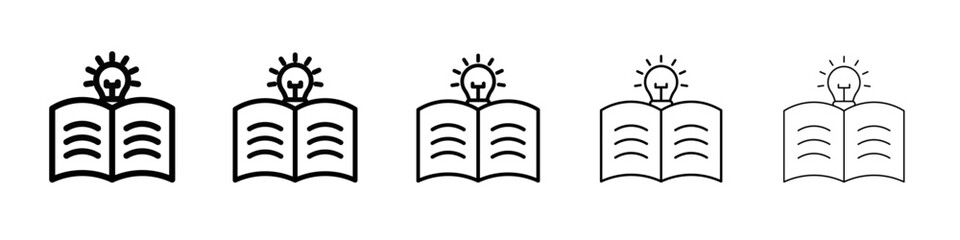 Accessible or free education icon simple illustration logo art