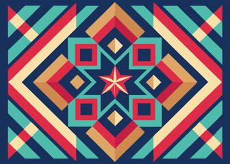 Seamless geometric pattern based on traditional Islamic art. Brown color lines. Great design for fabric, textile, cover, wrapping paper, background.