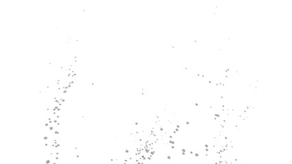 大量の泡、粒子が湧き上がる