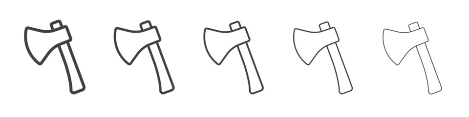 Axe icon simple illustration logo art