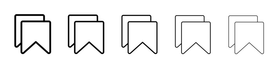 Bookmark icon simple illustration logo art