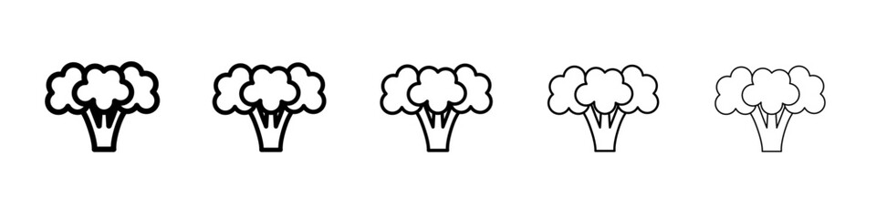 broccoli icon simple illustration logo art