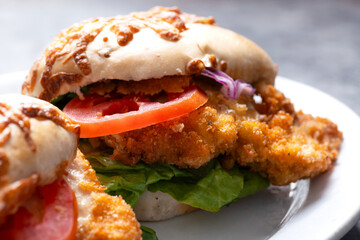german schnitzel sandwich