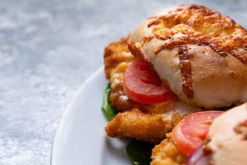 german schnitzel sandwich
