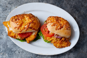 german schnitzel sandwich