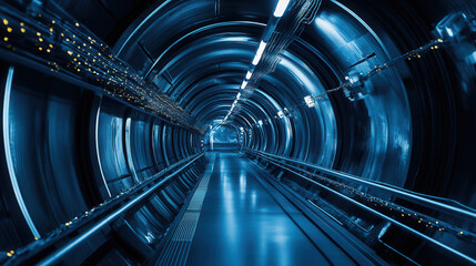 Naklejka premium Movie still, small, futuristic sensors Generative AI 