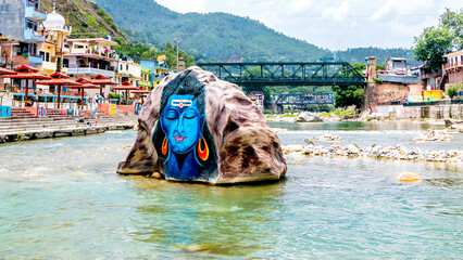 Sangam Ghat is situated near Bagnath Temple in the Bageshwar city.
