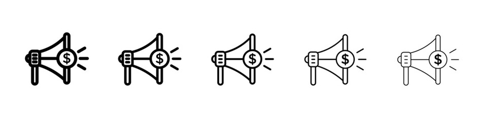 Campaign icon simple illustration logo art