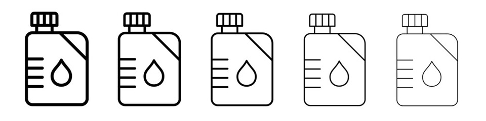 canister of motor oil icon simple illustration logo art