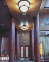 Cozy living room atmosphere inside cafe café coffee shop bar lounge bistro onboard luxury historic...