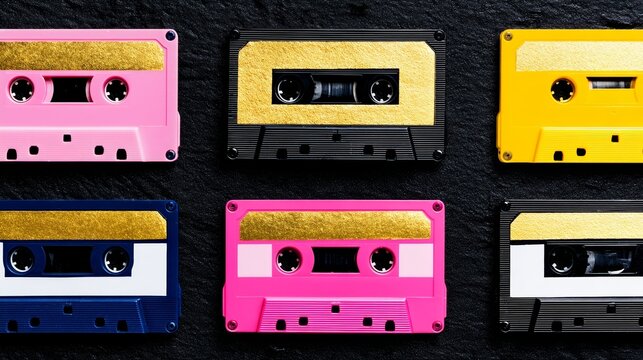 Retro music enthusiasts will love the nostalgic cassette and vintage equipment from the 1970s and 1980s in ‘Vintage Vibes