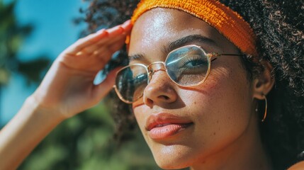 Close-up portrait of a woman (1)