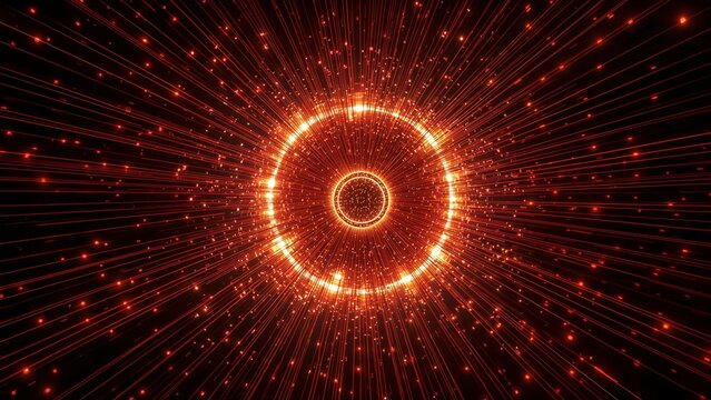 Macro view of a fusion reactor plasma core, glowing hot plasma, magnetic field lines