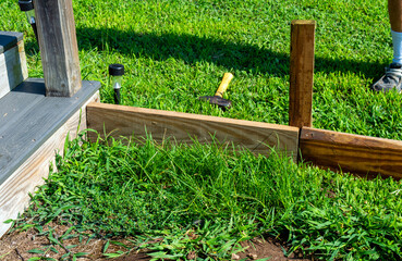 Board frame for cement ramp
