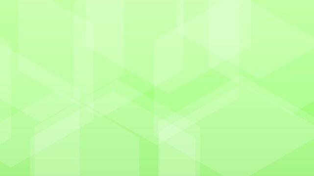 Abstract corporate green hexagon shape motion 4k background seamless looping