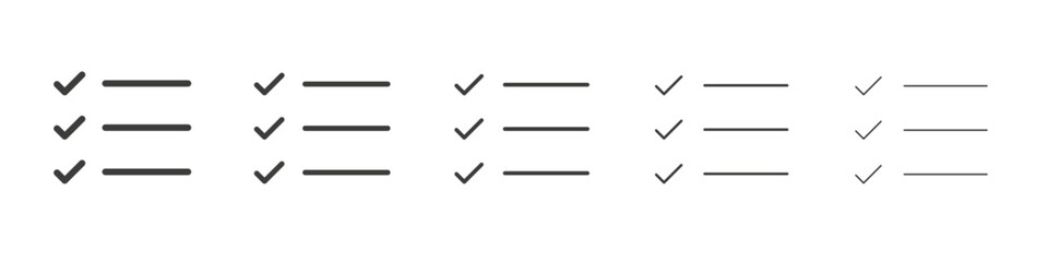 Checklist icon simple illustration logo art