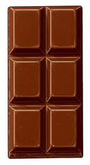 Isolated Chocolate Bar Sweet Food Delicious Cocoa Treat PNG