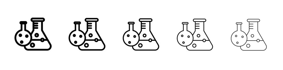 Chemistry icon simple illustration logo art